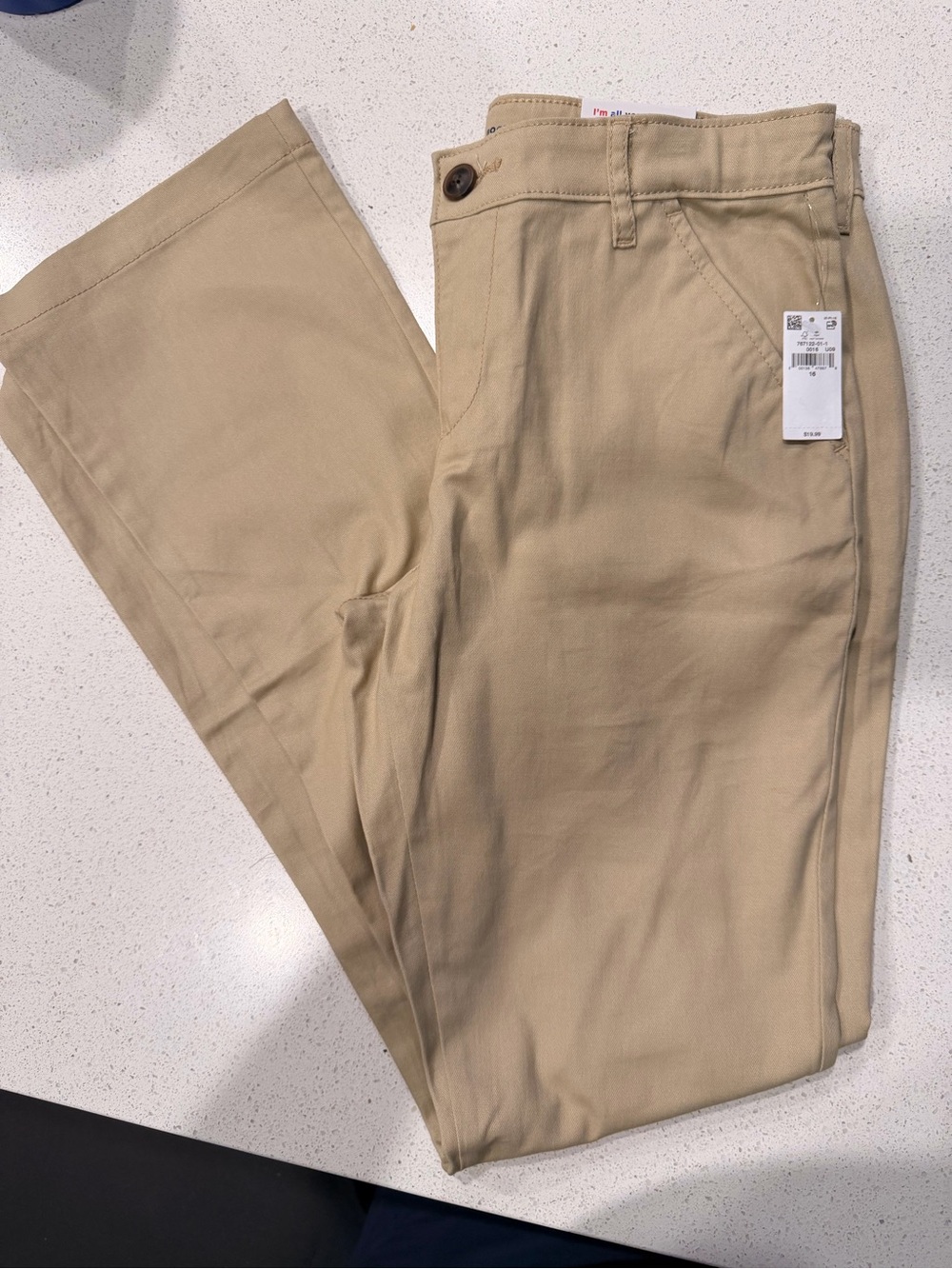 Old Navy Girls Tan Khaki Casual Pants